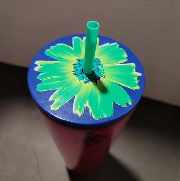 Starbucks 2022 Dancing Blooms Floral Venti Tumbler 24 oz Cold Cup - Picture 2 of 6